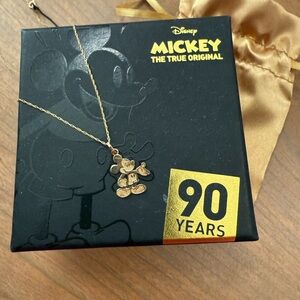 Disney Mickey Gold Necklace